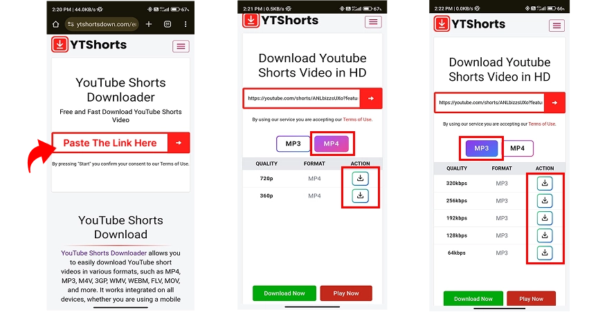 Download YouTube Shorts Videos